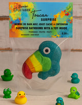 La Fabrik ⚜ BOMBE-H24-TE Bombe de bain surprise - Toucan éclatant - La Fabrik vendu par Veille sur toi