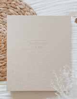 Le petit tableau noir ⚜ LIVR-LIN-24 Livre de bébé - Tissu Lin - Le petit tableau noir vendu par Veille sur toi