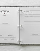 Le petit tableau noir ⚜ LIVR-NOIR-22 Livre de bébé - Tissu Noir - Le petit tableau noir vendu par Veille sur toi