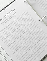 Le petit tableau noir ⚜ LIVR-NOIR-22 Livre de bébé - Tissu Noir - Le petit tableau noir vendu par Veille sur toi