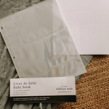 Le petit tableau noir ⚜ LIVR-POCHET-01 Pochettes pour livre de bébé - Le petit tableau noir vendu par Veille sur toi