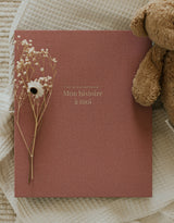 Le petit tableau noir ⚜ LIVR-ROSES-24 Livre de bébé - Rose scintillant - Le petit tableau noir vendu par Veille sur toi