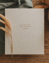 Le petit tableau noir ⚜ LivreBébé-Grège Livre de bébé - Grège - Le petit tableau noir vendu par Veille sur toi