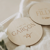 Le petit tableau noir ⚜ PastilleBois-Genre Pastille de bois recto/verso - Genre - Le petit tableau noir vendu par Veille sur toi