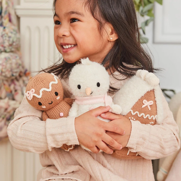 Peluche - Bébé bonhomme de neige 7" - Blush - Cuddle + kind