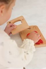 Little Treasures CTO/PDQP Toddler Safe Wooden Knife & Cutting Board Set vendu par Veille sur toi