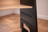 Little Treasures Learning Tower - Kitchen Helper Stool - Black vendu par Veille sur toi