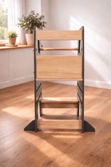 Little Treasures Learning Tower - Kitchen Helper Stool - Dark Grey vendu par Veille sur toi