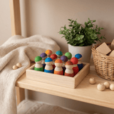 Little Treasures LT-WD-001 Montessori Wooden Peg Dolls Set vendu par Veille sur toi