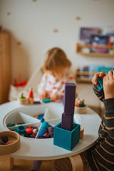 Little Treasures Wooden Sensory Table for Toddlers - 4-in-1 Montessori Activity Table vendu par Veille sur toi
