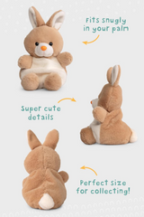 Living Nature AN10FM-RB Peluche Little Snugglies - Lapin - Living Nature vendu par Veille sur toi