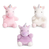 Living Nature AN10UC-WHITE Peluche Little Snugglies - Licorne blanche - Living Nature vendu par Veille sur toi