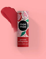 Mae Mae ⚜ MaeMae - Pommegrenade Baume à lèvres avec teinte - Pomme grenade - Mae Mae ⚜ vendu par Veille sur toi