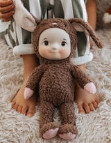 Soft Doll - Maeve Rabbit - and the little dog laughed