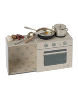 Maileg 11-4110-00 Ensemble de cuisine avec oeuf et saucisse - Maileg vendu par Veille sur toi
