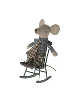 Maileg 11-4112-01 Chaise berçante pour souris - Vert foncé - Maileg vendu par Veille sur toi