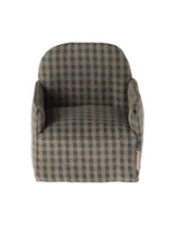 Maileg 11-4413-02 Sofa une place miniature pour souris - Damier vert - Maileg vendu par Veille sur toi