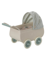 Maileg 11-5103-00 Duo poussette et bébé souris - Menthe - Maileg vendu par Veille sur toi