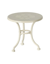 Maileg 11-5106-00 Table à café avec banc double et chaise - Petit - Blanc - Maileg vendu par Veille sur toi