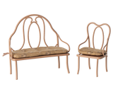 Maileg 11-5126-00 Chaise vintage - Mini - Poudre foncé - Maileg vendu par Veille sur toi