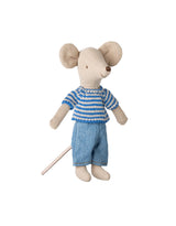 Maileg 17-5204-00 Vêtements pour grand frère souris - Chandail en tricot et Pantalon - Maileg vendu par Veille sur toi