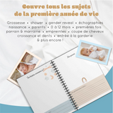 Maison Souvenirs ⚜ LivreNaissance-Nuages Livre de naissance - Nuages - Maison Souvenirs vendu par Veille sur toi