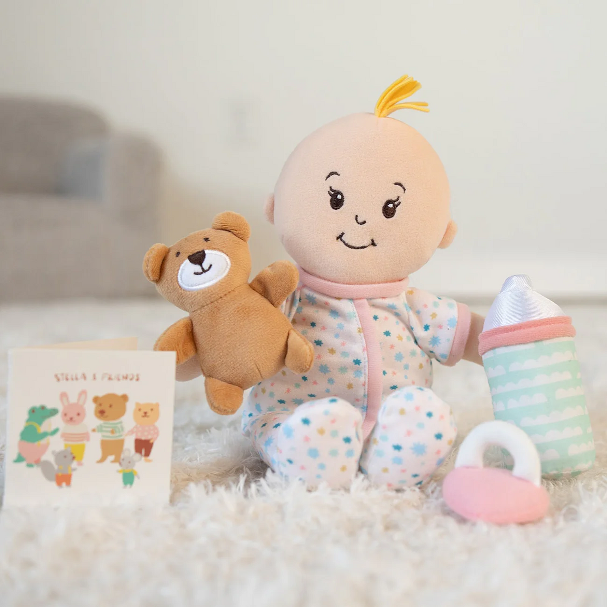 Manhattan Toy 153090 Muñeca Suave, melocotón, 12 Pulgadas