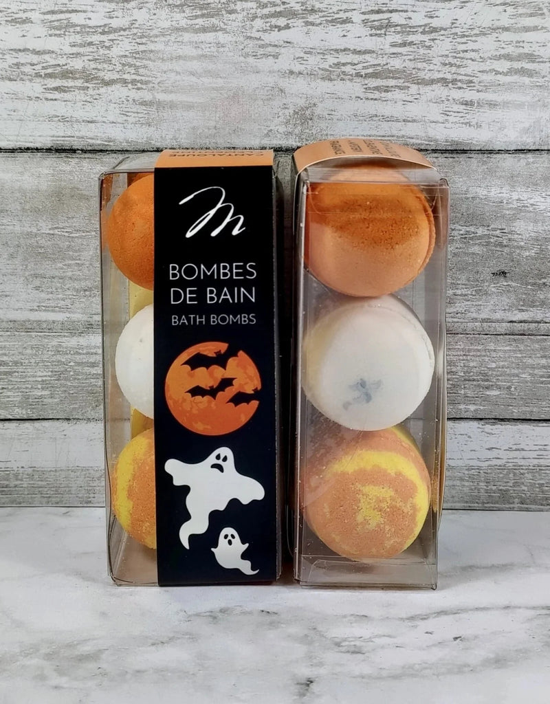 Ensemble de 3 bombes de bain à la thématique fantômes d'Halloween - Margot | Veille sur toi