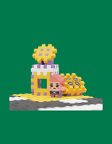 Marioinex WAFFLE-904183 Mini Waffle city - La route - 280 pièces - Marioinex vendu par Veille sur toi