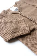 MARKLIEN 000OCC09 Organic Waffle Sleepsuit Cappuccino 6-9 vendu par Veille sur toi