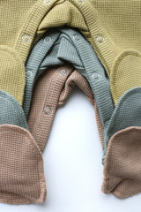MARKLIEN Organic Waffle Sleepsuit Seafoam vendu par Veille sur toi