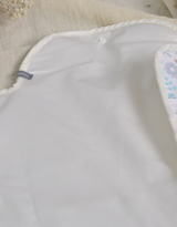 Matelas à langer pour bébé - Sarcelle et petites fleurs - Bambino par Baluchon