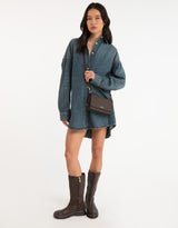 Matt & Nat ⚜ BEE-PURITY-NOIR Sac à bandoulière végétalien - Pureté- Bee - Noir - Matt & Nat vendu par Veille sur toi