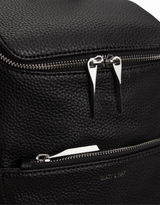 Matt & Nat ⚜ BRAVESM-PURITY-BLACK Petit sac à dos végétalien - Pureté- BraveSM - Noir - Matt & Nat vendu par Veille sur toi