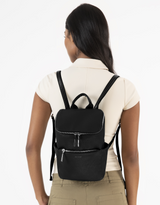 Matt & Nat ⚜ BRAVESM-PURITY-BLACK Petit sac à dos végétalien - Pureté- BraveSM - Noir - Matt & Nat vendu par Veille sur toi