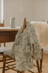 Menoum Menoum MNM-BML-001 Bavoir à manches longues - Marguerite - Menoum Menoum vendu par Veille sur toi