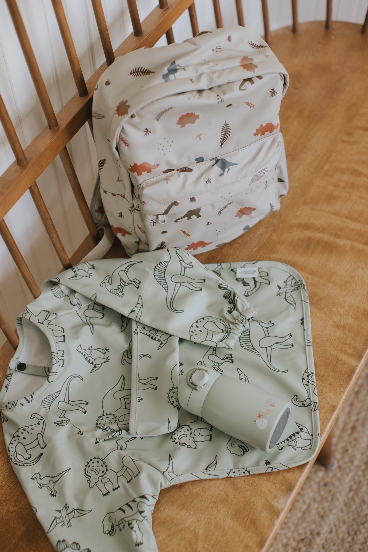 Cikonielf bavoirs pour bébé Manches longues col rond enfant dessin imperméable antifouling