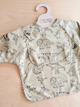 Menoum Menoum MNM-BML-003 Bavoir à manches longues - Dinosaure - Menoum Menoum vendu par Veille sur toi