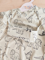 Menoum Menoum MNM-BML-003 Bavoir à manches longues - Dinosaure - Menoum Menoum vendu par Veille sur toi