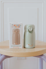 Menoum Menoum MNM-BOTTLE-02 Bouteille isotherme - Sauge - Menoum Menoum vendu par Veille sur toi