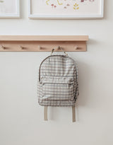 Menoum Menoum Sac-à-dos - Carreau taupe - Menoum Menoum vendu par Veille sur toi