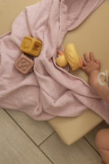Menoum MNM-SB-001 Serviette de bain pour enfant - Rose-lilas - Menoum vendu par Veille sur toi