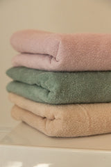 Menoum MNM-SB-003 Serviette de bain pour enfant - Vert mousse - Menoum vendu par Veille sur toi
