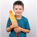 MerryMakers 1830 Peluche crayon 12" - Rébellion chez les crayons - Orange - MerryMakers vendu par Veille sur toi