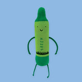 MerryMakers 1831 Peluche crayon 12" - Rébellion chez les crayons - Vert - MerryMakers vendu par Veille sur toi