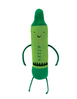 MerryMakers 1831 Peluche crayon 12" - Rébellion chez les crayons - Vert - MerryMakers vendu par Veille sur toi