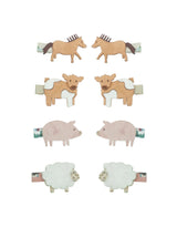 Mimi & Lula 15205178 Mini pince pour cheveux - Ensemble de 8 - Mimi & Lula La ferme des animaux vendu par Veille sur toi