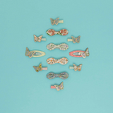 Mimi & Lula 18202523 Barrette clip pour cheveux - Ensemble de 4 - Boucle flora - Mimi & Lula vendu par Veille sur toi