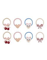 Mimi & Lula 19204747 Mini élastique pour cheveux - Ensemble de 8 - Kittybow - Mimi & Lula vendu par Veille sur toi