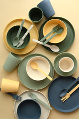 Minika ⚜ Assiette en paille de blé - Minika vendu par Veille sur toi